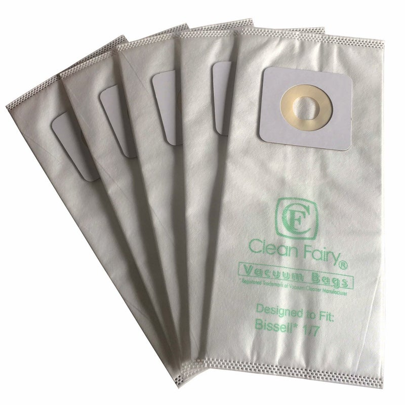 CF Clean Fairy 20Pack Fabric Filter Bags Compatible With Bissell style 1&7 for PowerForce 1739 3522 3525 PowerGlide 3545 Plus 3550 3553 Lift-Off 3554 Powertrak 6592 Powerlifter Pet 2019 Upright Vacuum - Image 1